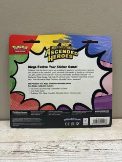 Pokemon Ascended Heroes 3-Pack Tech Sticker Blister - Charmander - Image 2