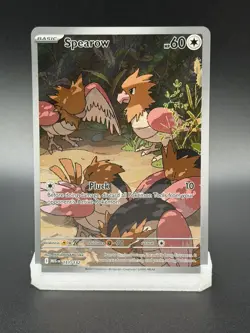 Pokemon Spearow Me01: Mega Evolution Illustration Rare Holo 151/132 Basic HP60 - Image 1