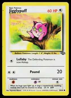 Jigglypuff 54/64 Common Jungle Pokemon Heavily Played - Image 1