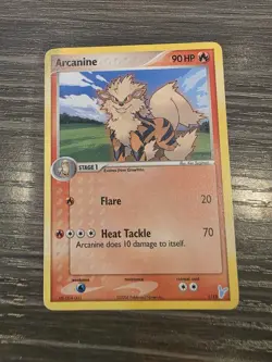 Arcanine 1/12 NM EX Trainer Kit 2 Minun 2006 Pokemon TCG - Image 1
