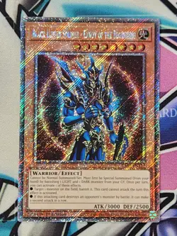 YUGIOH RA03-EN132 Black Luster Soldier Platinum Secret Rare 1ST EDITION - Image 1