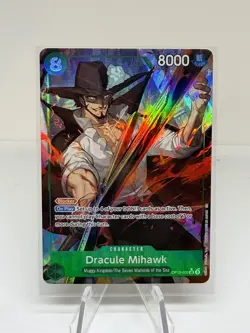 Dracule Mihawk Alt Art OP12-030 SR Legacy of the Master One Piece English - Image 1