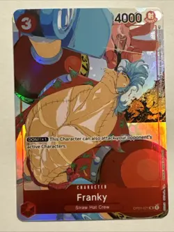 FRANKY OP01-021 ALT ART PROMO One Piece 2023 GIFT COLLECTION English - Image 2