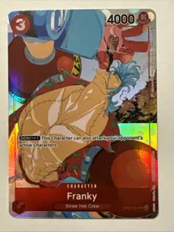 FRANKY OP01-021 ALT ART PROMO One Piece 2023 GIFT COLLECTION English - Image 3