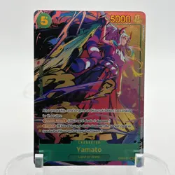 One Piece Yamato OP01-121 SEC Parallel Foil - Romance Dawn NM ENGLISH - Image 1
