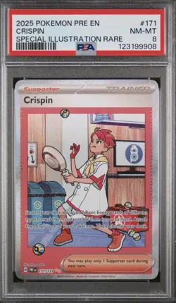 Pokemon TCG Crispin Trainer Prismatic Evolutions Card 171/131 - Image 1