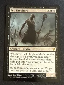 1x Fell Shepherd (78) Commander 2013 LP MTG Magic the Gathering x1 MKE - Image 1
