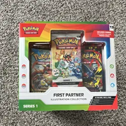 6x — Pokemon First Partner Illustration Collection Series 1 Boxes - Image 1