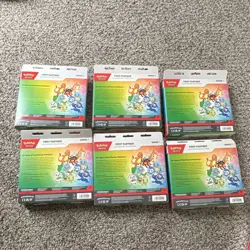 6x — Pokemon First Partner Illustration Collection Series 1 Boxes - Image 4
