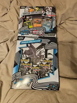 Pokemon TCG Black Bolt Binder And Unova Poster Collection SEALED - Image 1
