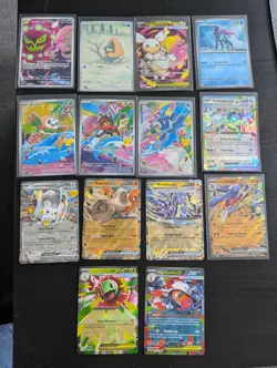 Pokemon Cards Lot (14) - IR, Eb Games Promo, Full Art, Ex. - Image 1