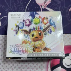 Pokemon TCG Scarlet & Violet Prismatic Evolutions Elite Trainer Box Eevee - Image 1