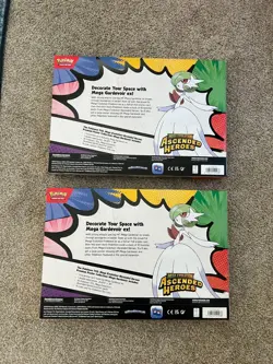 Pokemon Ascended Heroes Premium Poster Collection MEGA GARDEVOIR Lot Of 2 - Image 2