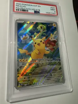 Pokemon Pikachu 027 Sv: Scarlet & Violet Promo Holo English PSA 9 - Image 2
