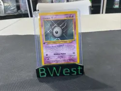 First Edition Unown W LP Neo Destiny 29 Vintage Pokemon TCG Card WOTC - Image 1
