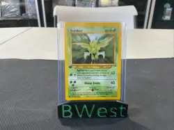 Scyther NM LP Neo Discovery 1st Edition Common 55 Pokemon 55/105 Vintage WOTC - Image 1