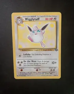 Wigglytuff 32/64 - RARE Jungle Unlimited Pokemon Card - WotC - Image 1
