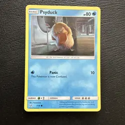 Pokemon Card Psyduck Detective Pikachu Holo 7/18 - Image 1