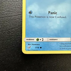 Pokemon Card Psyduck Detective Pikachu Holo 7/18 - Image 4