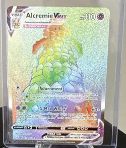 The Pokemon Company Alcremie VMAX 073/072 Shining Fates Secret Rare Holo 310 HP - Image 1