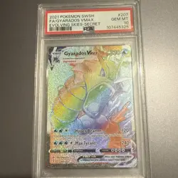 2021 Pokemon SWSH FA/Gyarados VMax Evolving Skies Secret #207 PSA 10 GEM MT - Image 1
