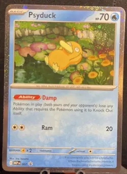 Psyduck [Cosmos Holo] #7 Pokemon Promo NM - Image 1
