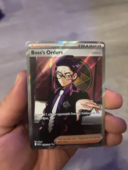 Boss’s Orders 256/217 Ultra Rare Full Art Pokemon TCG Ascended Heroes NM - Image 1