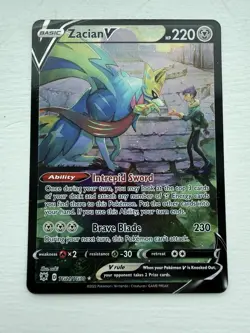 Zacian V TG21/TG30 Astral Radiance Trainer Gallery Holo Ultra Rare Card - Image 1