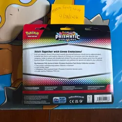 Pokemon Prismatic Evolution TCG Tech Sticker Set - All 3 Designs - 9 Total Packs - Image 3