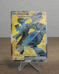 Zekrom ex 158/086 Ultra Rare Black Bolt Pokemon 2025 - Image 1