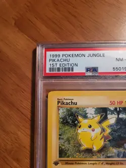 Pokemon PSA 8 1999 Jungle Pikachu 1st Edition 60/64 - Image 3