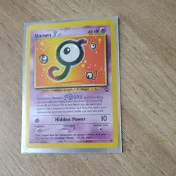 Pokemon Unown J 38 WotC Black Star Promo - Image 1