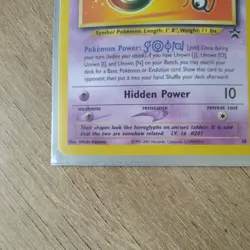 Pokemon Unown J 38 WotC Black Star Promo - Image 2