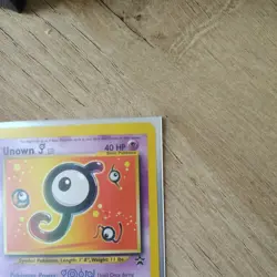 Pokemon Unown J 38 WotC Black Star Promo - Image 4