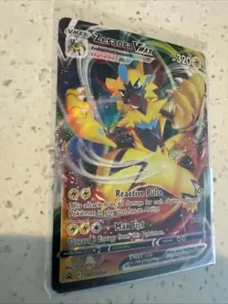 Zeraora VMAX 54 Pokemon TCG 2023 Ultra Rare VMAX Holo Crown Zenith Near Mint - Image 2