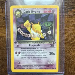 Dark Hypno Team Rocket Holo 9/82 Pokemon TCG LP - Image 1