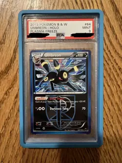 Pokemon TCG Black White Plasma Freeze #64 Umbreon Holo Rare PSA 9 Mint - Image 1