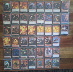 Red Tokens Token - MTG Magic the Gathering - Near Mint or Light Play - Image 1