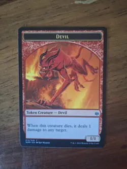Red Tokens Token - MTG Magic the Gathering - Near Mint or Light Play - Image 5