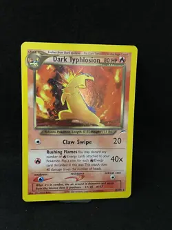 Dark Typhlosion - 10/105 - Pokemon Neo Destiny Holo Rare Card WOTC LP SEE PICS - Image 1
