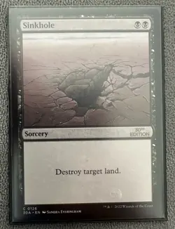 Magic The Gathering MTG - Sinkhole - 30th Anniversary Edition - Unplayed! - Image 2