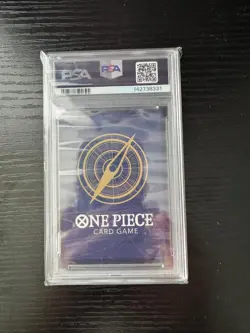 One Piece Monkey D. Luffy OP13-118 Carrying on His Will PSA 10 GEM MINT Manga Al - Image 2