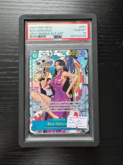 One Piece Boa Hancock OP07-051 500 Years in the Future PSA 10 GEM MINT Manga - Image 1