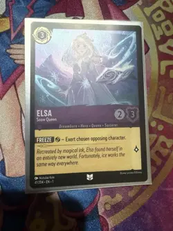 Elsa Snow Queen 41/204 Cold FOIL The First Chapter NM Disney Lorcana - Image 1