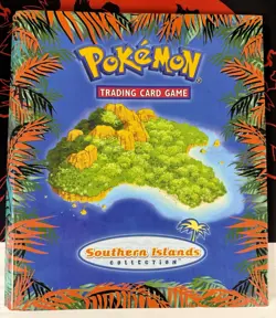 Pokemon Southern Islands Collection - BINDER ONLY NO CARDS (CLEAN CONDITION) - Image 1
