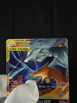 Pokemon TCG Reshiram & Charizard GX TAG TEAM Unbroken Bonds 20/214 270 HP Card - Image 2