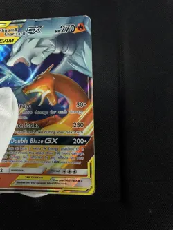 Pokemon TCG Reshiram & Charizard GX TAG TEAM Unbroken Bonds 20/214 270 HP Card - Image 3