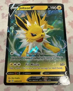 Jolteon V - Sword & Shield Promo Card (Holo) - SWSH151 - Image 1