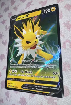 Jolteon V - Sword & Shield Promo Card (Holo) - SWSH151 - Image 4