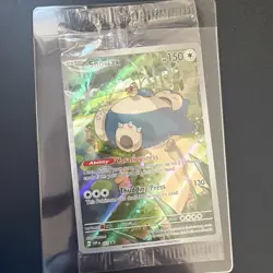 Pokemon TCG Snorlax Promo Card Scarlet Violet 151 SVP051 Holo Sealed - Image 1